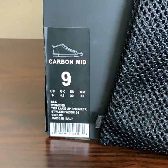 James Perse Mid Top Lace Up Sneakers Size 9 - Picture 9 of 12